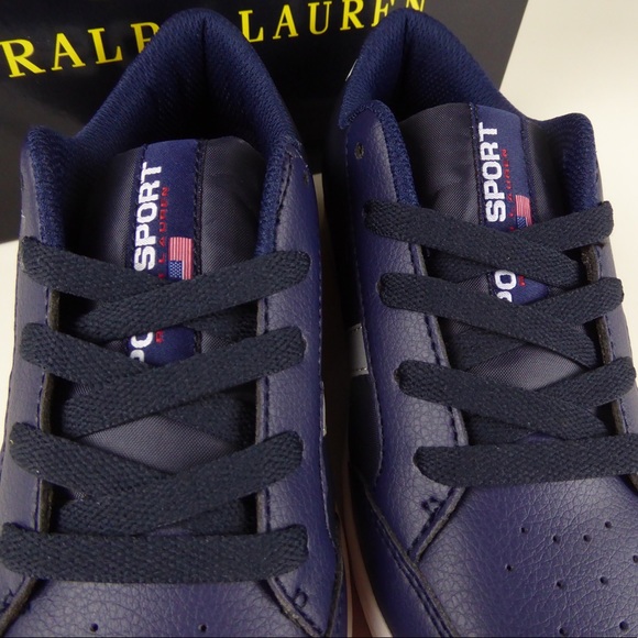 Polo Ralph Lauren Sport Belden Sneakers Shoes NIB - Picture 4 of 9